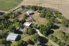 Casa, galpones y sala de orde&ntilde;e. Parque arbolado y quinta frutal